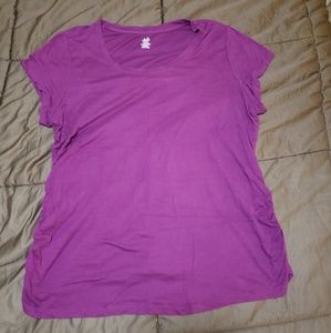3XL Purple Maternity T-shirt